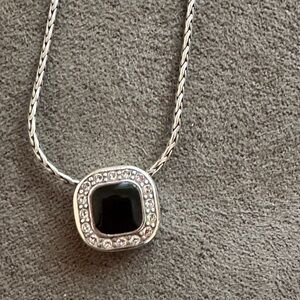 Brighton Reversible Gold/Black reversib Pendant Necklace